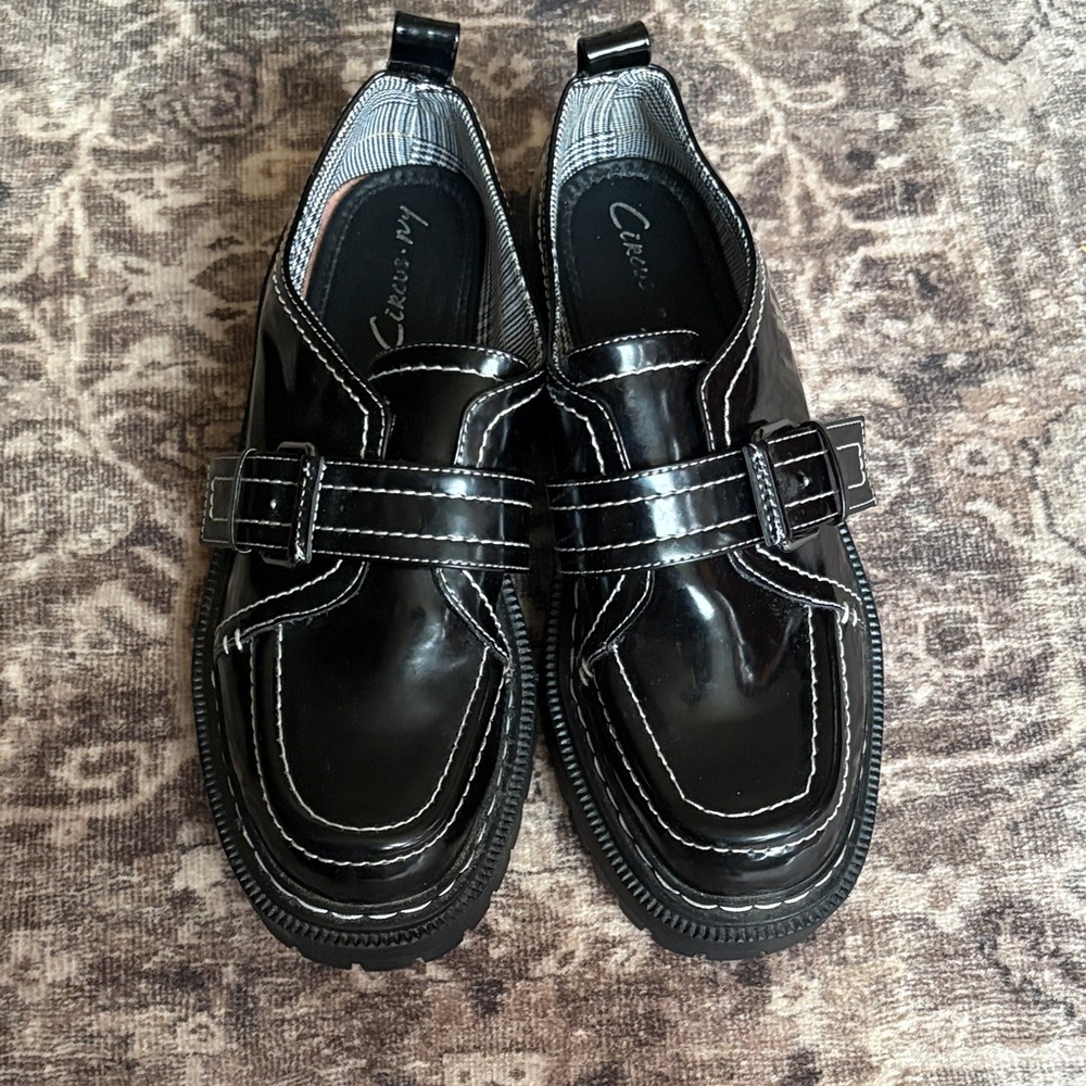 Circus by Sam Edelman Glossy Black Loafers